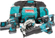 Makita dlx5032t accu combiset 5-delig 18v 5.0ah in tas