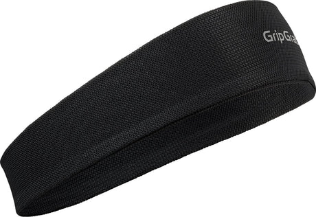 Gripgrab - lichtgewicht zomer fiets zweetband voor onder de fietshelm zweetbescherming hoofdband - zwart - unisex - maat one size