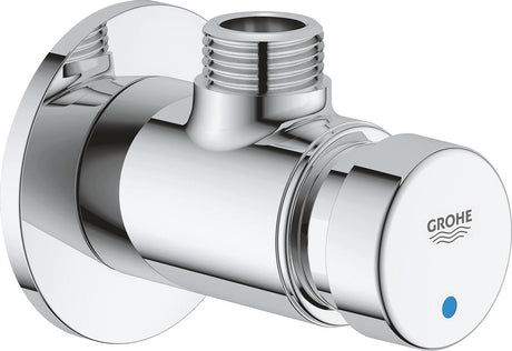 Grohe eurosmart cosmopolitan s douchekraan zelfsluitend 1 2 blauw rood chroom