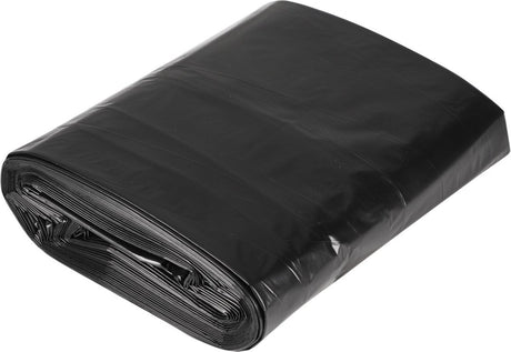 Cover copenhagen pro bouwfolie - gemaakt van ldpe materiaal - extra dik voor langdurig gebruik - geschikt voor klussen, verven, camping en het afdekken van tuinmeubilair - afmeting 4 x 12,5 m - kleur zwart