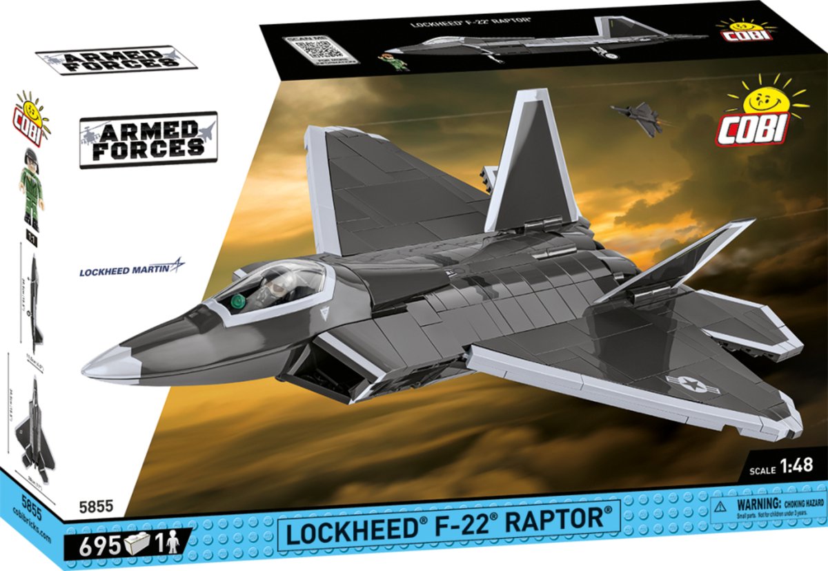 Cobi lockheed f-22 raptor - -5855