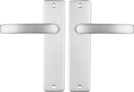 Starx deurklink aluminium â€“ deurbeslag â€“ deurkruk met schild â€“ blind - deurklink blok â€“ 43 x 180 x ã˜ 18 mm