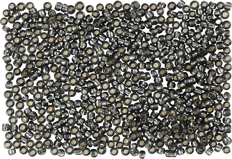 Creativ company rocailles, diameter 1,7 mm, maat 15 0, gatgrootte 0,5-0,8 mm, grijsgroen, 500g 1 zakje