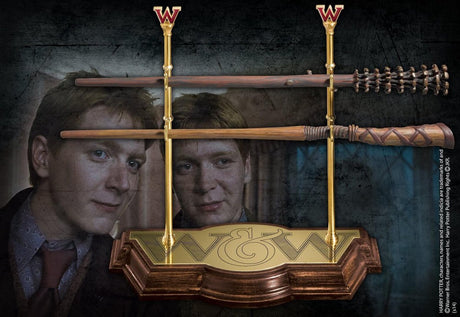 Harry potter the noble collection (tover)staf wand collection weasley twins bruin