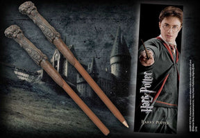 The noble collection noble collection harry potter toverstaf pen + boekenlegger