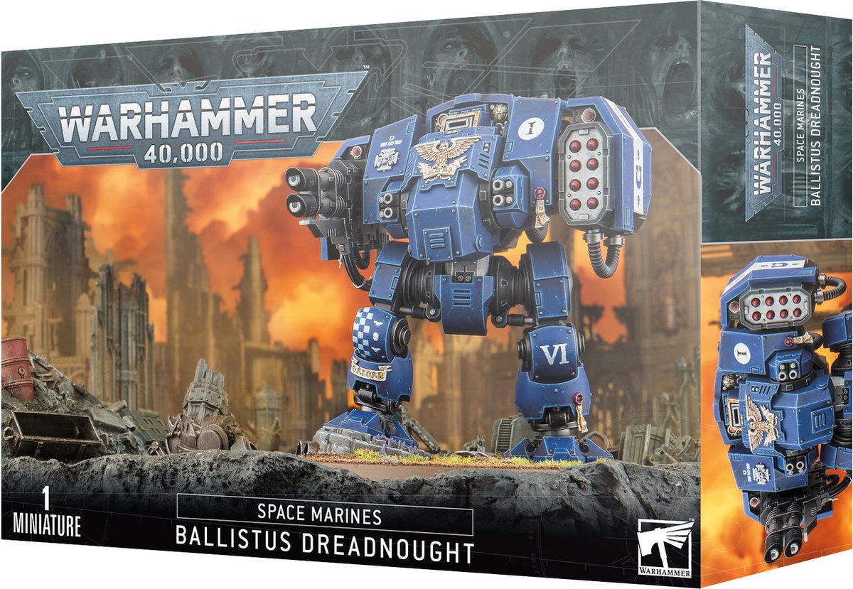 Games workshop space marines ballistus dreadnought