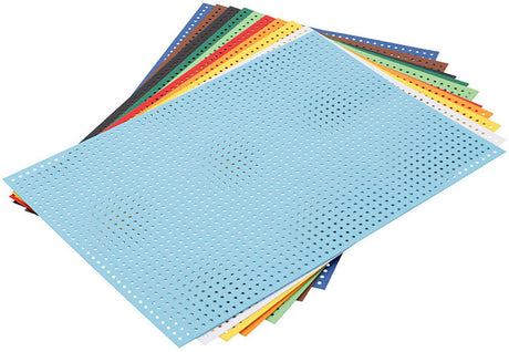 Creativ company http: www.cchobby.nl kruissteken-karton-afm-17-5x24-5-cm-diverse-kleuren-10-vel-1-doos