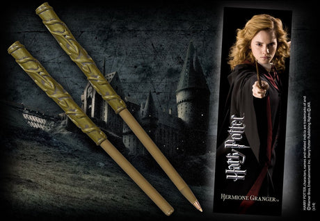 The noble collection harry potter pen en bladwijzerset hermione multicolours