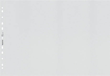 Leitz 25x recycle showtas a3 - insteekhoezen van 100 micron - 90% pre-consumer gerecycled plastic - transparant