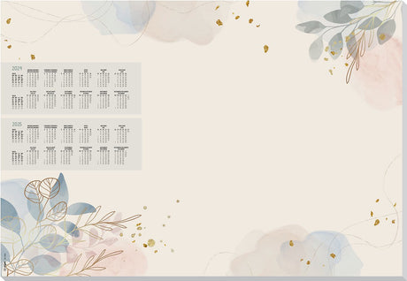 Sigel bureau onderlegger - pastel garden - met kalender 2024 2025 - si-ho304