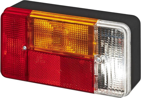 Proplus achterlicht aanhangwagen caravan - 5 functies - rechts - 194 x 104 mm - rood