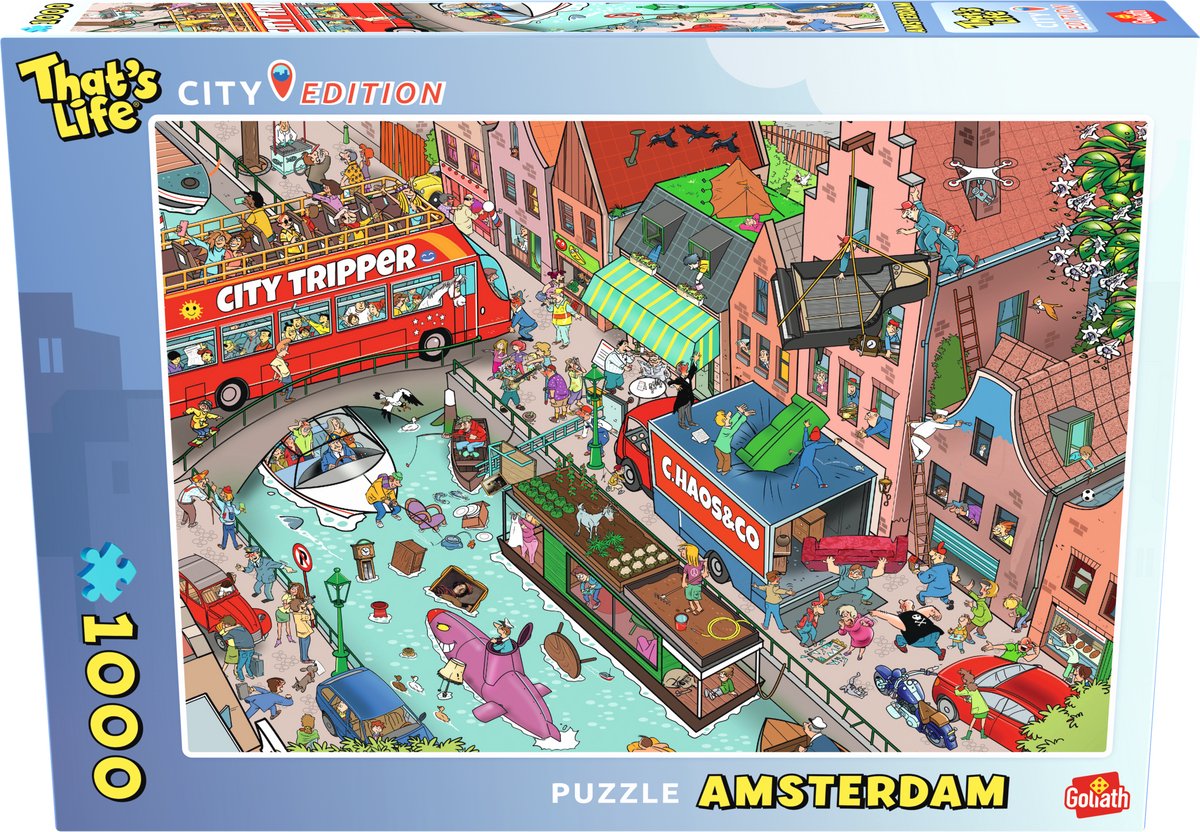 Goliath that's life city edition: amsterdam legpuzzel - 1000st.