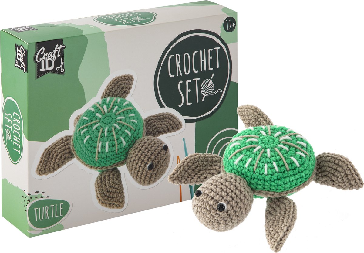 Craft id haakpakket schildpad - incl. naald en draad
