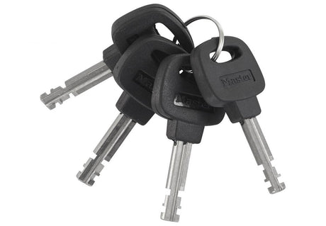 Masterlock motokabel (metalen behuizing) met sleutel - zwart 8115eurdpro