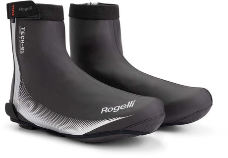 Rogelli tech-01 fiandrex overschoen unisex - zwart - maat 46 47
