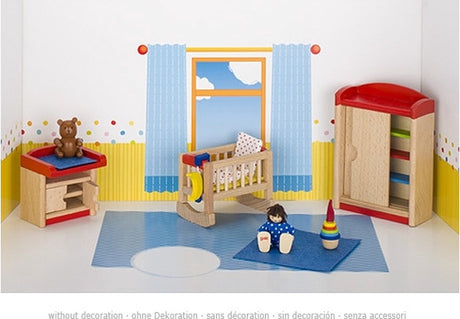 Goki babykamer voor poppenhuis