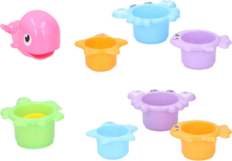 Eddy toys - baby badspeeltje - zeewezen motief - 1 set