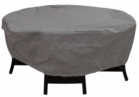 Eurotrail waterdichte tafelhoes, zitgroephoes rond, cantonic ø 260x100cm, grijs