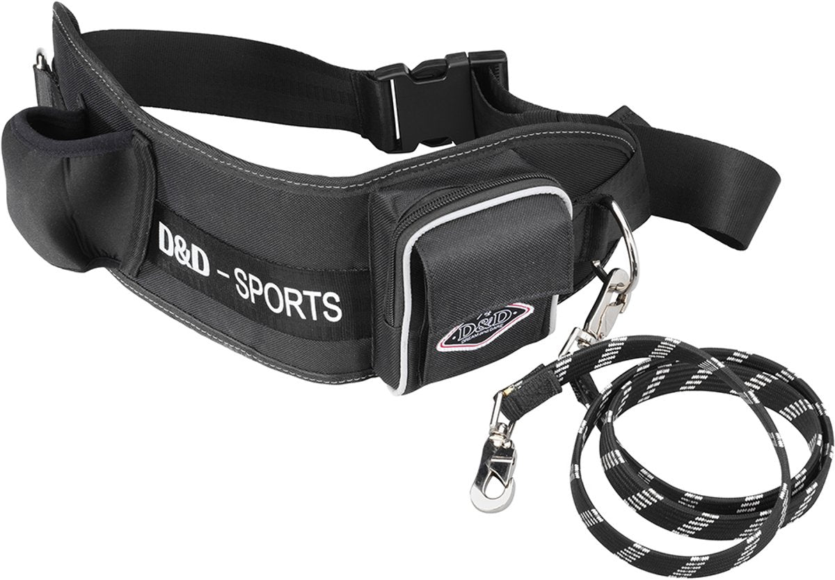 D d home d d sports active walker - uitlaatriem - zwart - 7 x 27 x 16 cm