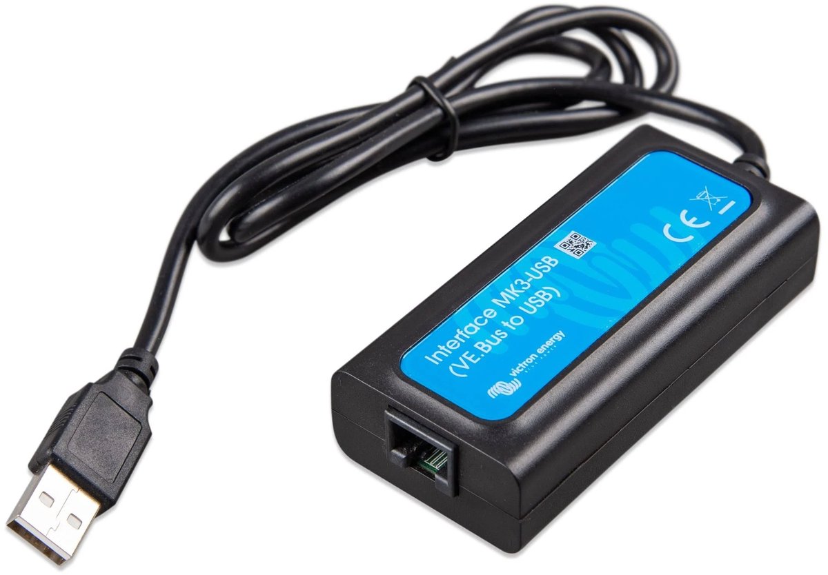 Victron interface mk3-usb-c ve.bus naar usb-c koppeling