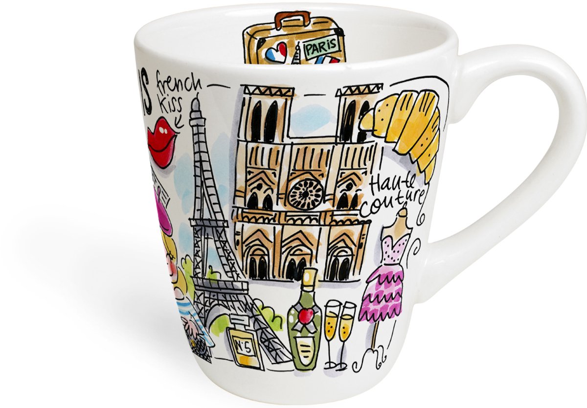 Blond amsterdam , city paris icon beker 0,35l