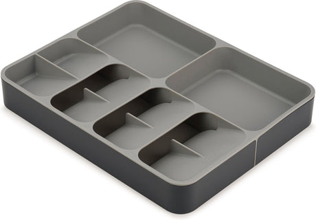 Joseph joseph drawerstore bestekcassette - bestekorganiser - uitschuifbaar - grijs