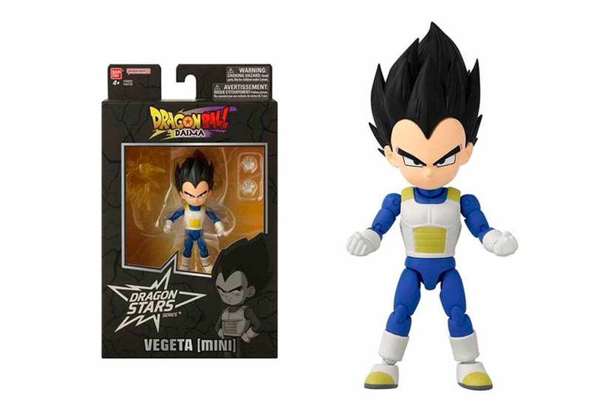 Bandai - dragon ball daima kid vegeta - dragon star figuur 17 cm - vegeta figuur en accessoires - officiële licentie dragon ball - mini vegeta action figure - speelgoed voor kinderen van 4 jaar en + - 40736