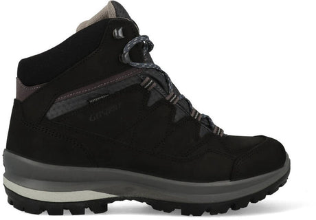 Grisport bari mid wandelschoenen dames - black - maat 36