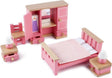 Tidlo poppenhuis inrichting slaapkamer