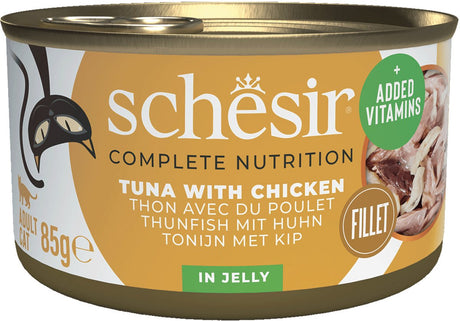 Schesir kat tonijn kip 85 gr - 1 stuk