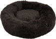District 70 fuzz donut hondenmand - donker grijs - extra large ø 100 cm