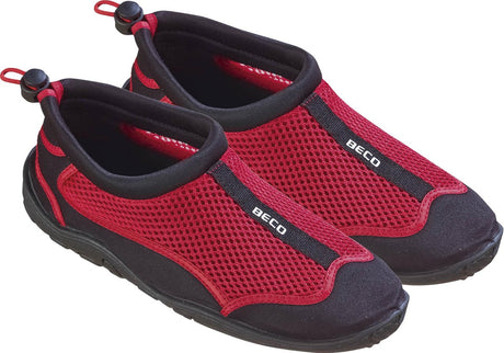 Beco waterschoen - rood - neopreen - mesh - anti slip - heren - maat 36