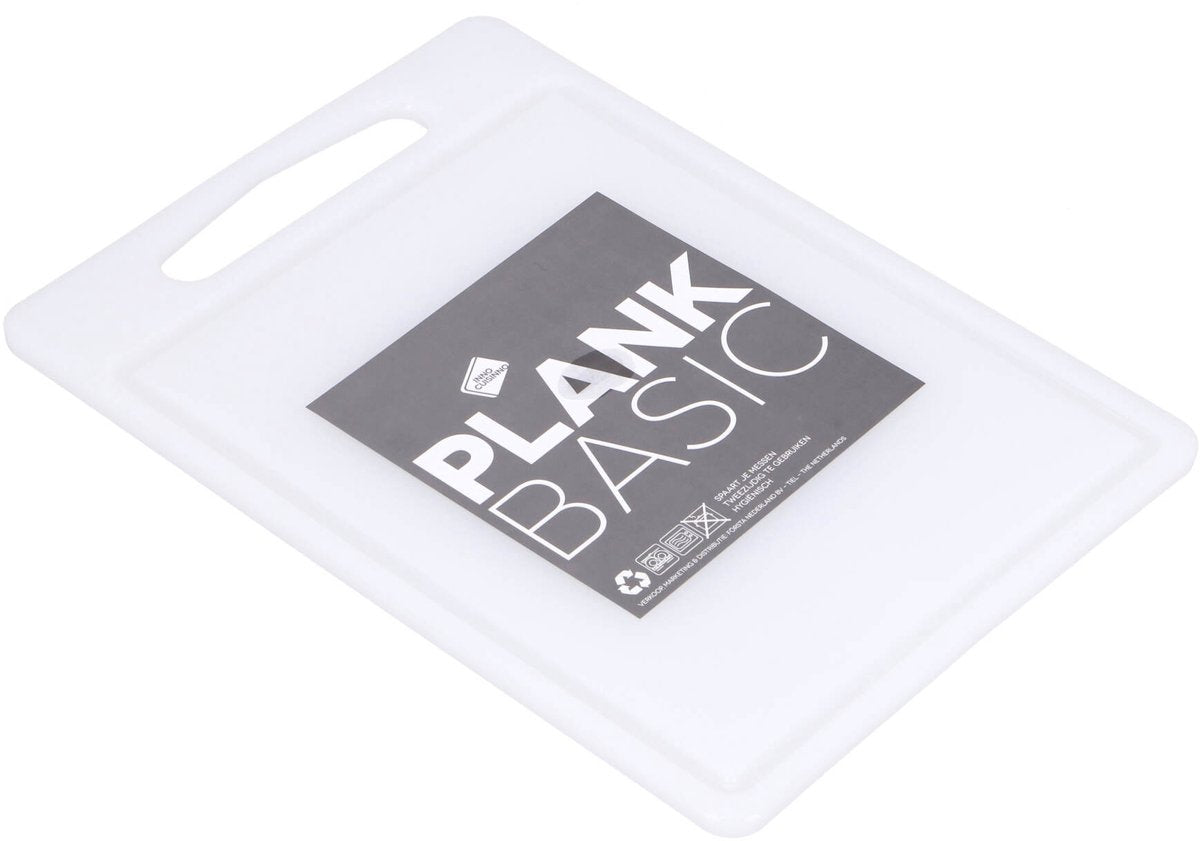 Basic inno cuisinno forsta snijplank 35x25 cm wit