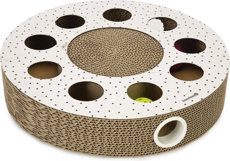Beeztees hide krabspeelgoed karton 35 x 35 x 7 cm
