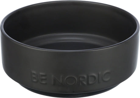 Trixie be nordic voerbak hond keramiek rubber zwart