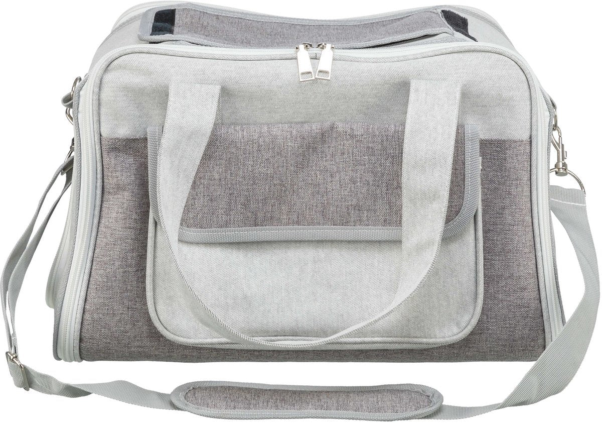 Trixie - hondentas libby - grijs - 42x25x27 cm one size