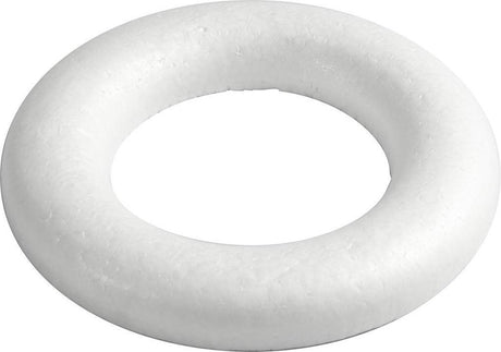 Creativ company ringen met platte achterkant wit, 20cm