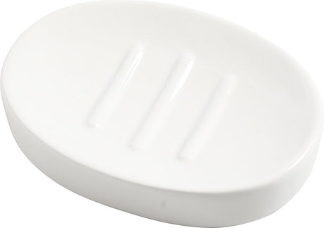 Creativ company cc porseleinen zeepbakje 13,5x10x2,5 cm wit