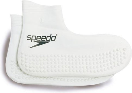 Speedo zwembad-sokken anti-slip junior latex wit mt 30-33