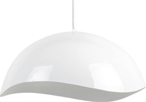 Leitmotiv hanglamp waved - wit - ø50cm - scandinavisch - hanglampen eetkamer, slaapkamer, woonkamer