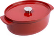 Kitchenaid braadpan 30cm - geëmailleerd gietijzer - keizer rood - ovaal