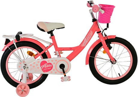 Volare Ashley Kinderfiets - Meisjes - 16 inch - Roze Rood