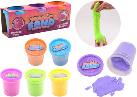 Johntoy magisch speelzand multipack 3 stuks