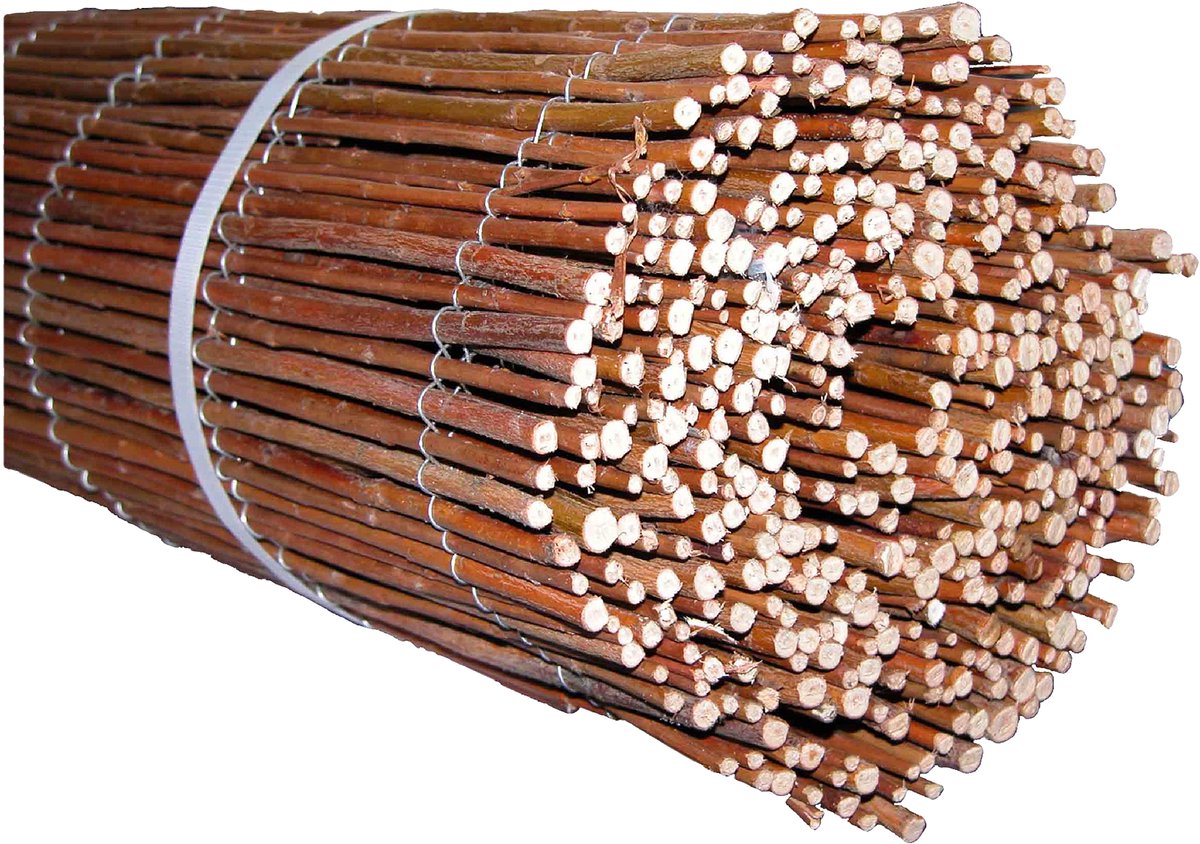 Nature – natuurlijk wilgen scherm – 1 x 3 m – fsc – bruin