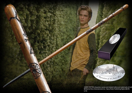 The noble collection harry potter (tover)staf wand cedric diggory (character-edition) bruin