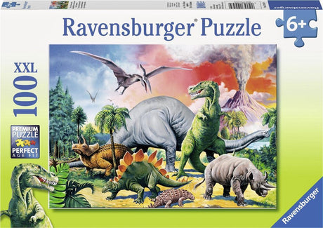 Ravensburger tussen de dinosauriërs – xxl puzzel 100 stukjes