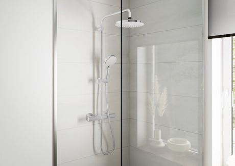 Hansgrohe vernis blend - showerpipe - chroom - met thermostaat