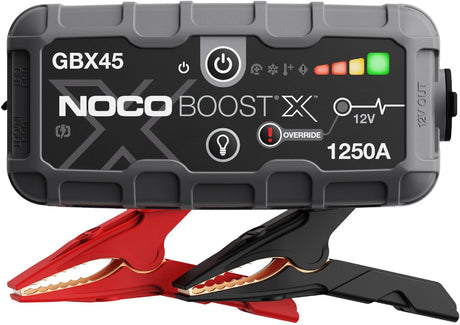 Noco boost x gbx45 lithium jumpstarter - starthulp 1250a - usb lader smartphone tablet - 100 lumen led zaklamp
