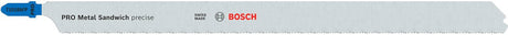 Bosch pro metal sandwich t1018afp decoupeerzaagblad 250 mm 5-deli...