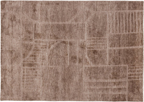 Woood lovi vloerkleed - wol - taupe 170x240 cm